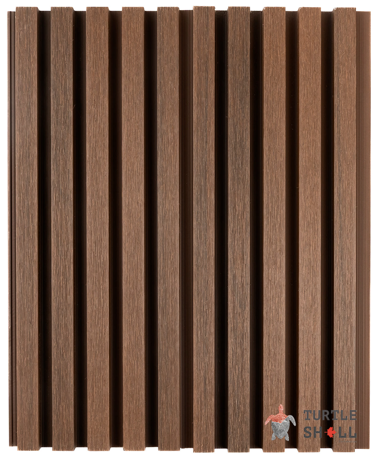 Реечная панель ДПК Нэ́рроу Лайнс, Австралийский Палисандр (Australian Palisander), Коэкструзия (коричневая)