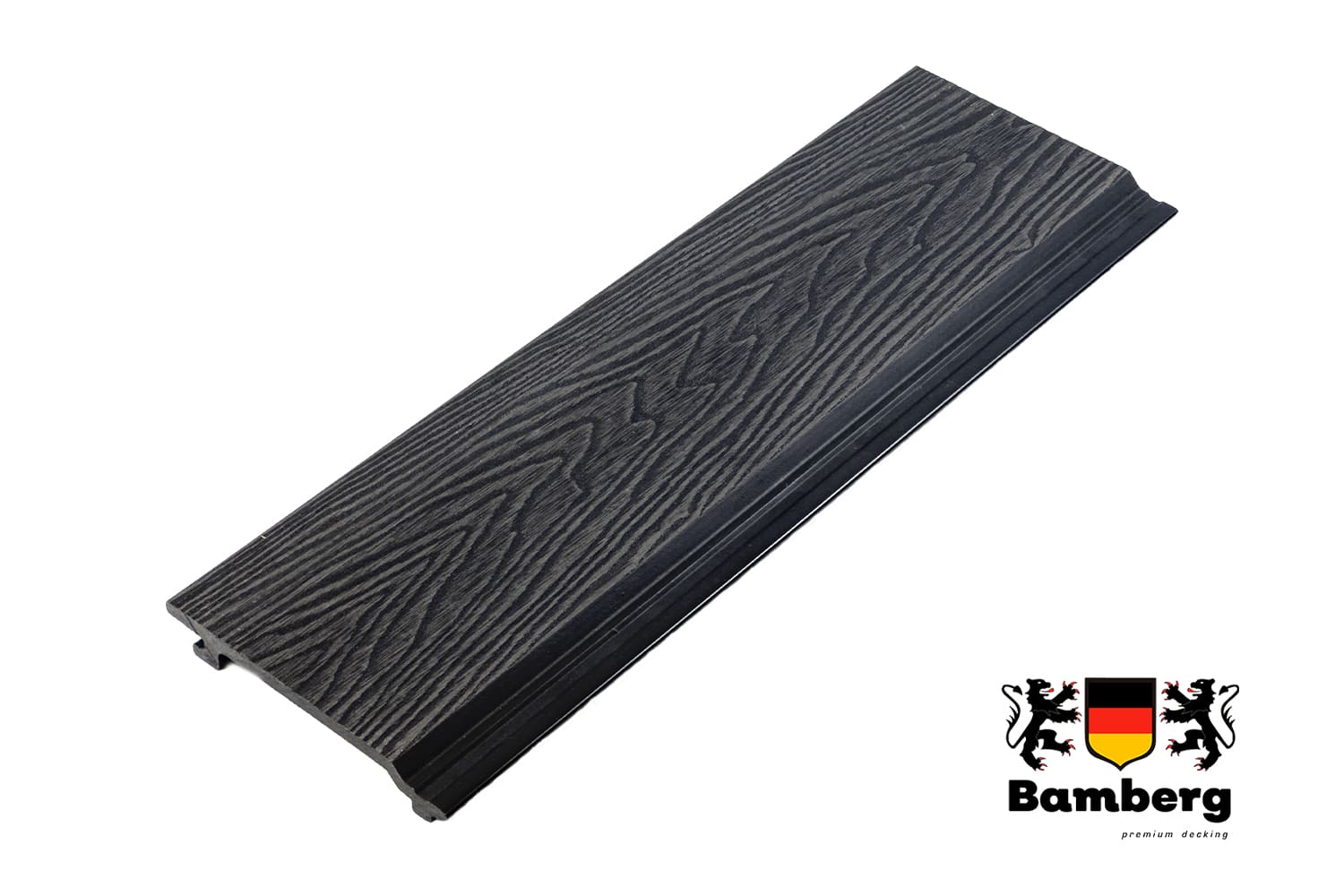 Фасадная доска ДПК Бамберг, Проджект (Project), 173х21 мм — Black Deck