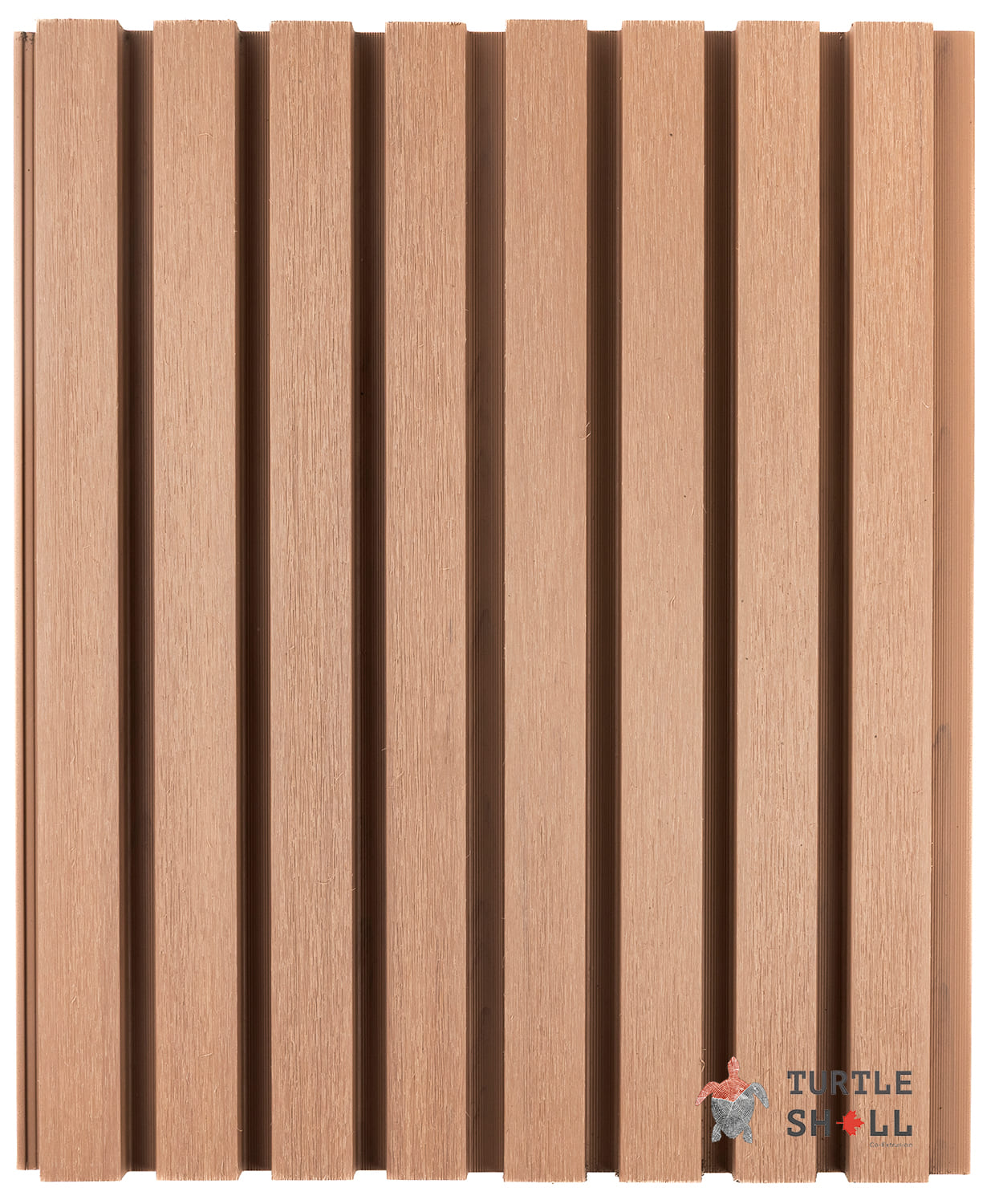 Фасадная (стеновая) реечная панель из дпк Middle Lines, Korean Pine,, Co-Extrusion