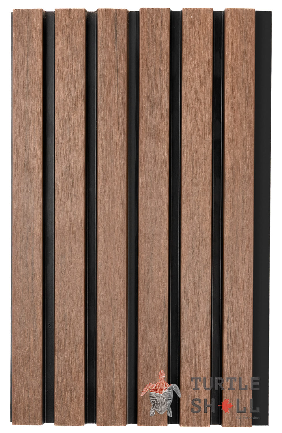 Реечная панель ДПК Turtle Shell Accent Lines, Australian Palisander