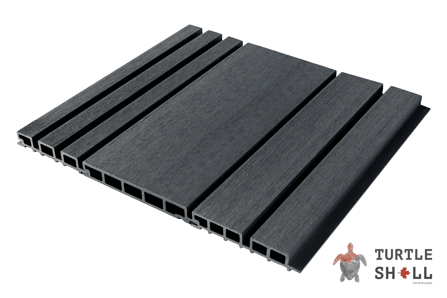 Фасадная (стеновая) реечная панель из дпк Middle Lines, Norwegian Ironwood, Co-Extrusion
