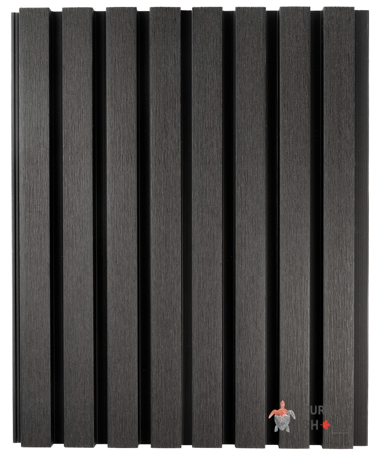 Фасадная (стеновая) реечная панель из дпк Middle Lines, Kenyan BlackWood, Co-Extrusion