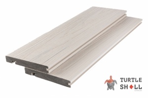 Завершающая доска ДПК Тёртл Шелл закругленная (Bullnose), Французский дуб, Коэкструзия