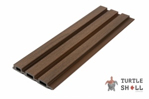 Реечная панель ДПК Fence Lines Australian Palisander (коричневая)