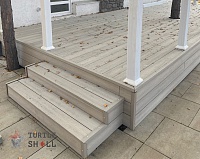 Террасная доска Turtle Shell, French Oak, Co-Extrusion (Dual) на террасе г. Екатеринбург