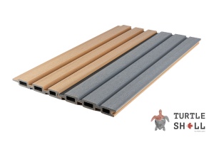 Реечная панель ДПК Fence Lines Siberian Pine (желтая)