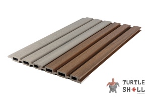 Реечная панель ДПК Fence Lines Australian Palisander (коричневая)