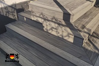 Крыльцо из ДПК Bamberg Solid, English Barnwood (г. Белгород)