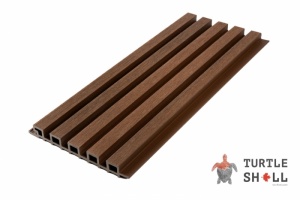 Реечная панель ДПК Нэ́рроу Лайнс, Австралийский Палисандр (Australian Palisander), Коэкструзия (коричневая)