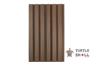 Реечная панель ДПК Fence Lines Australian Palisander (коричневая)